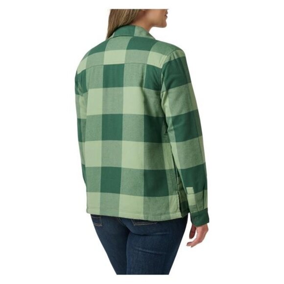 5.11 Tactical Green Plaid Louise Shirt Jacket  Size S - Picture 2 of 7